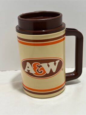Vintage A&W 22 oz Thermo Travel Mug